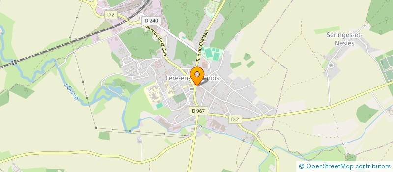 localisation de l'entreprise MONSIEUR ANTHONY LOISELLE à FERE-EN-TARDENOIS