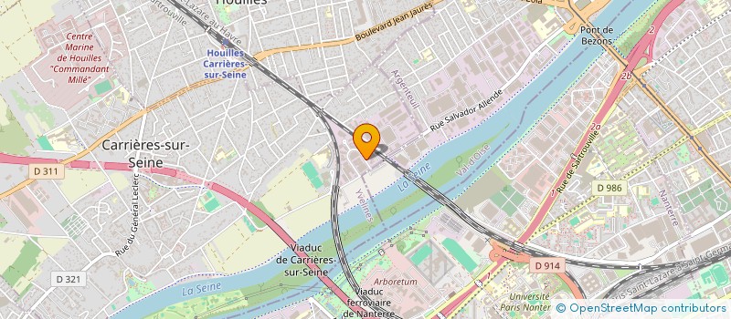 localisation de l'entreprise MONSIEUR ANTHONY LOIVEL à CARRIERES-SUR-SEINE