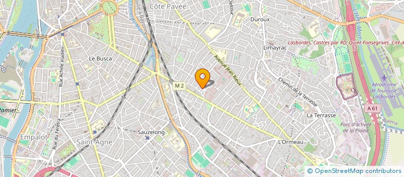 localisation de l'entreprise MONSIEUR ANTHONY LOMBARDO à TOULOUSE