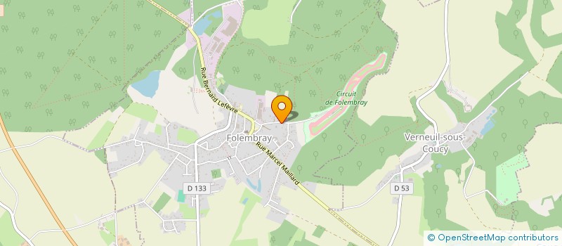 localisation de l'entreprise MONSIEUR ANTHONY LOPES  FOLEMBRAY