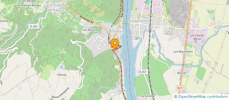 localisation de l'entreprise MONSIEUR ANTHONY LOPEZ  ANDANCE