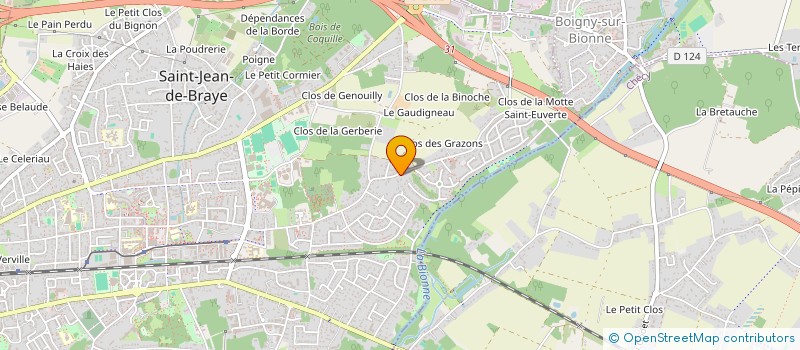 localisation de l'entreprise MONSIEUR ANTHONY LORENT  SAINT-JEAN-DE-BRAYE