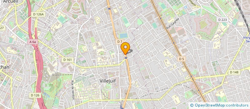 localisation de l'entreprise MONSIEUR ANTHONY LORILLON  VILLEJUIF