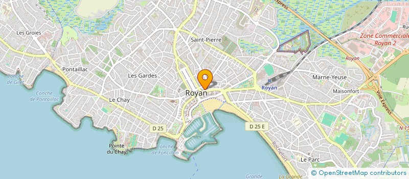 localisation de l'entreprise MONSIEUR ANTHONY LOUBOUTIN  LA ROCHELLE