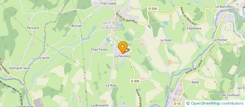 localisation de l'entreprise MONSIEUR ANTHONY LOURENCO  SAINT-JEAN-LA-BUSSIERE