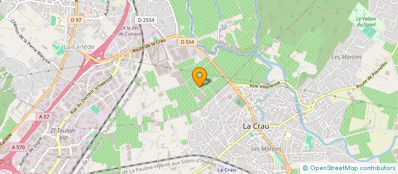localisation de l'entreprise MONSIEUR ANTHONY LUBRANO à LA FARLEDE