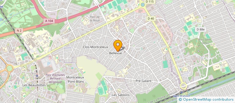 localisation de l'entreprise MONSIEUR ANTHONY LUCAS LOPES à VILLEPINTE