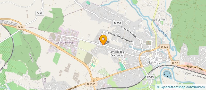 localisation de l'entreprise MONSIEUR ANTHONY LUCCHINI à PUGET-SUR-ARGENS