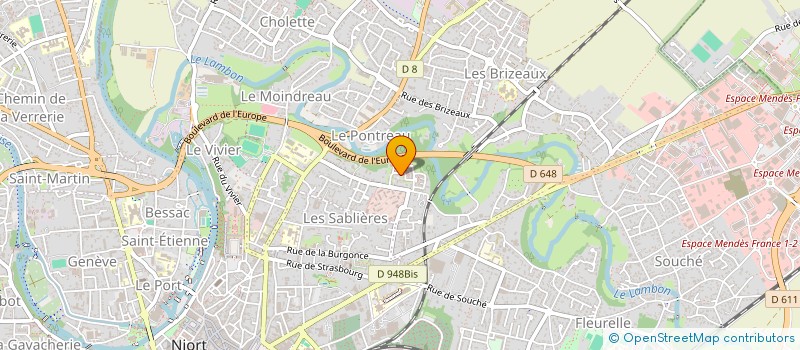 localisation de l'entreprise MONSIEUR ANTHONY LUCIEN GUILLOUX à NIORT
