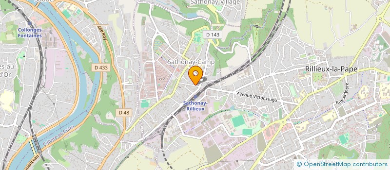 localisation de l'entreprise MONSIEUR ANTHONY LUIS  SATHONAY-CAMP