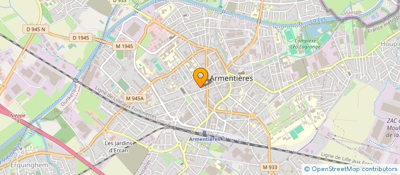 localisation de l'entreprise MONSIEUR ANTHONY LUKASIK à ARMENTIERES