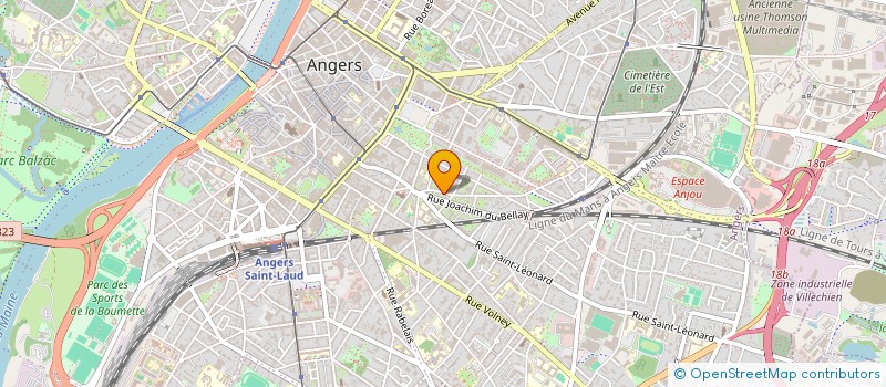 localisation de l'entreprise MONSIEUR ANTHONY LUSSON à ANGERS