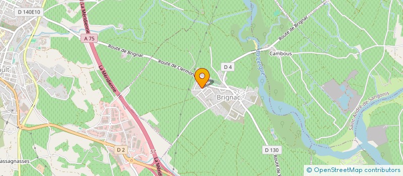 localisation de l'entreprise MONSIEUR ANTHONY LUTON  BRIGNAC