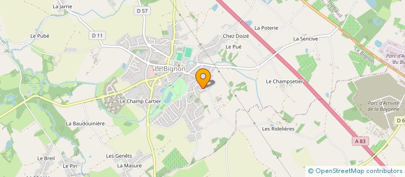 localisation de l'entreprise MONSIEUR ANTHONY MABIT  LA PLANCHE