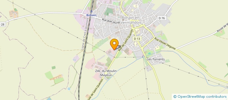 localisation de l'entreprise MONSIEUR ANTHONY MACHUELLE  BOHAIN-EN-VERMANDOIS