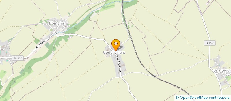 localisation de l'entreprise MONSIEUR ANTHONY MADRY  GODENVILLERS