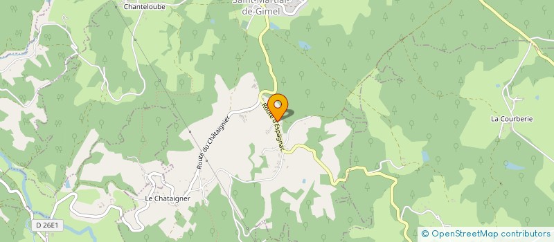 localisation de l'entreprise MONSIEUR ANTHONY MAGNE  SAINT-MARTIAL-DE-GIMEL