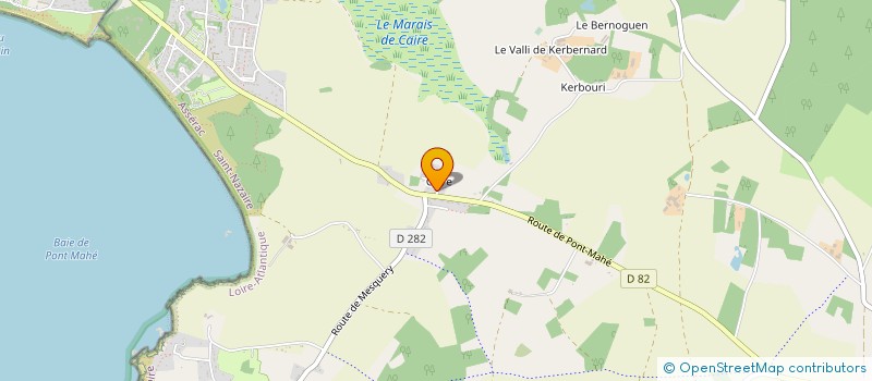 localisation de l'entreprise MONSIEUR ANTHONY MAHE  ASSERAC