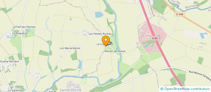 localisation de l'entreprise MONSIEUR ANTHONY MAINGAUD  MOUTIERS-SUR-LE-LAY