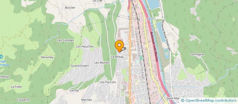 localisation de l'entreprise MONSIEUR ANTHONY MAITRET  SALLANCHES