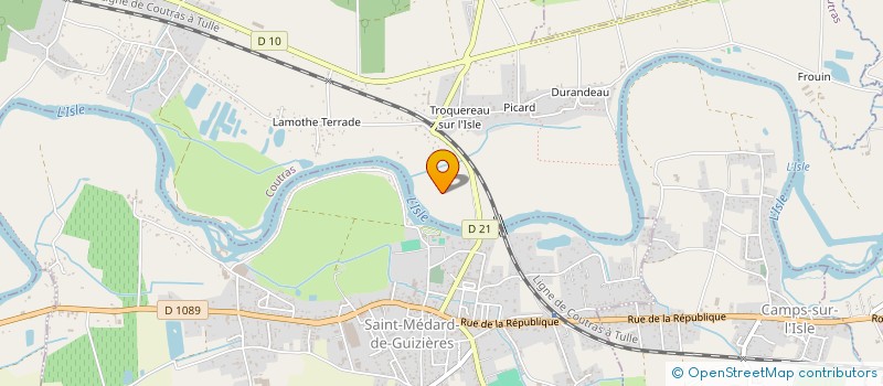 localisation de l'entreprise MONSIEUR ANTHONY MALET  COUTRAS