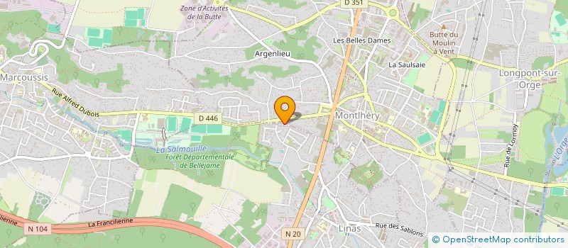 localisation de l'entreprise MONSIEUR ANTHONY MALGUY à MONTLHERY