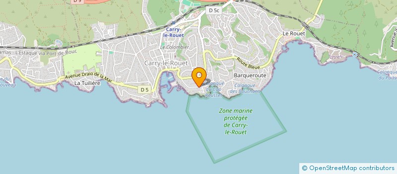 localisation de l'entreprise MONSIEUR ANTHONY MALVALDI  CARRY-LE-ROUET