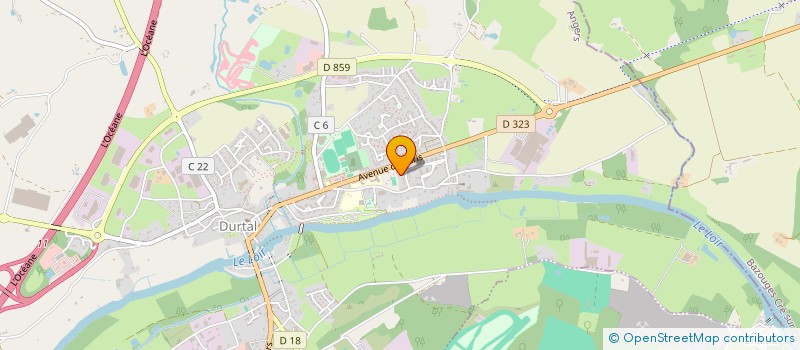 localisation de l'entreprise MONSIEUR ANTHONY MANCEAU  DURTAL