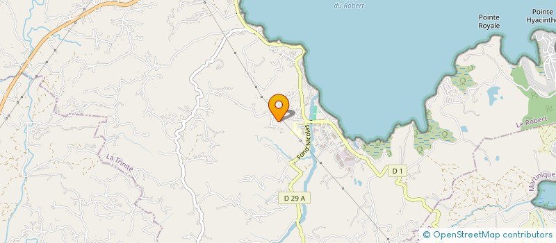 localisation de l'entreprise MONSIEUR ANTHONY MANETTE  LE ROBERT