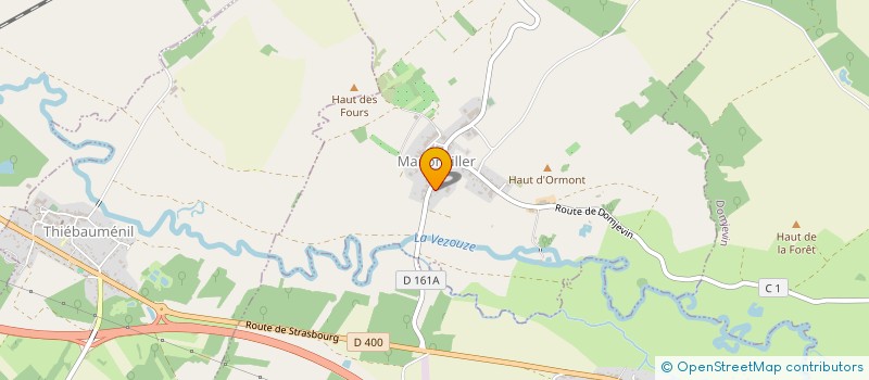 localisation de l'entreprise MONSIEUR ANTHONY MANGEON  MANONVILLER