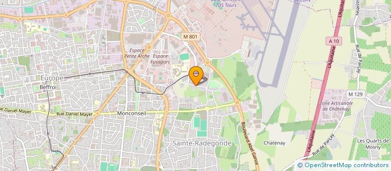 localisation de l'entreprise MONSIEUR ANTHONY MANSOURI TAFT  TOURS