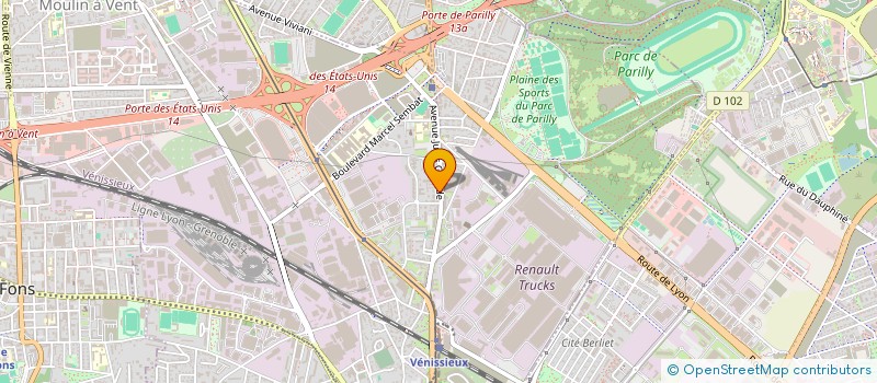 localisation de l'entreprise MONSIEUR ANTHONY MANUEL DESROCHES  VENISSIEUX