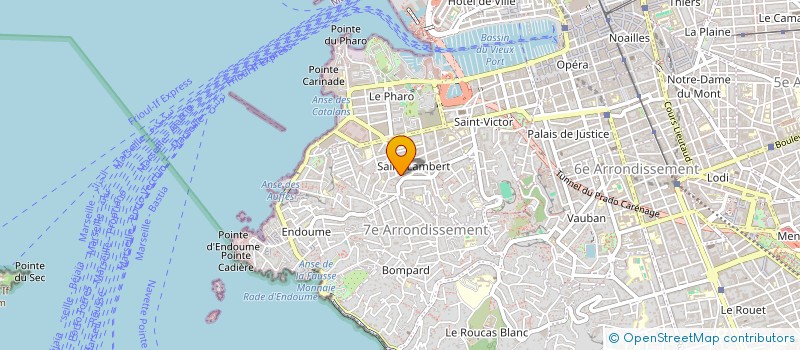 localisation de l'entreprise MONSIEUR ANTHONY MANZON à MARSEILLE