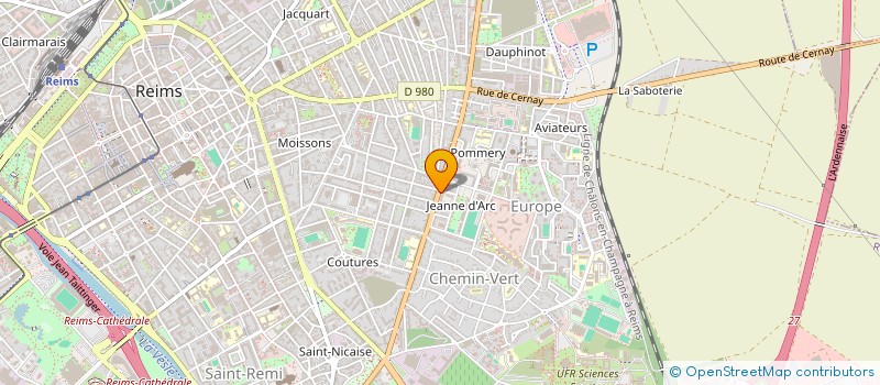 localisation de l'entreprise MONSIEUR ANTHONY MARCHAND-HAUDEBOURG  REIMS