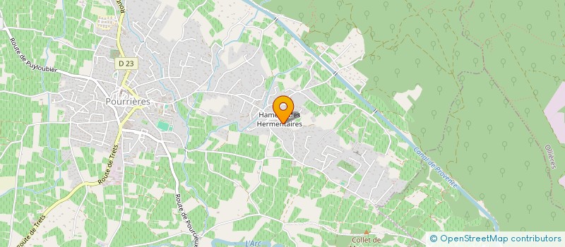 localisation de l'entreprise MONSIEUR ANTHONY MARCHESANO  POURRIERES