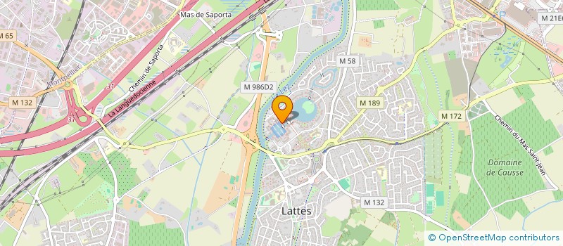 localisation de l'entreprise MONSIEUR ANTHONY MARCO à LATTES