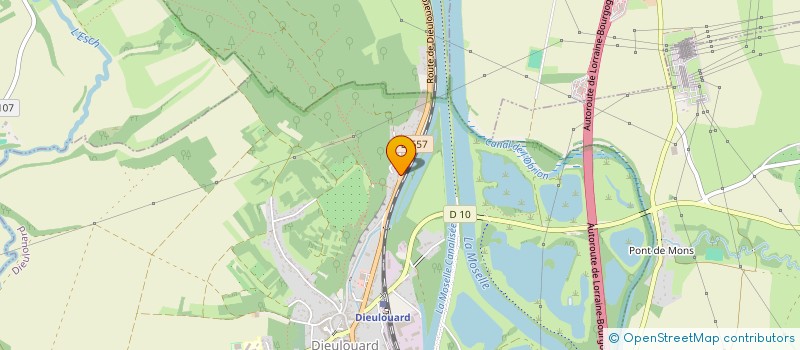 localisation de l'entreprise MONSIEUR ANTHONY MARECHAL  DIEULOUARD