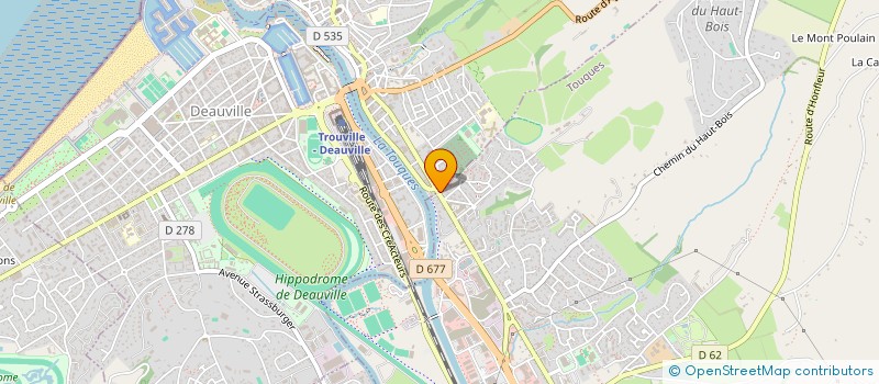 localisation de l'entreprise MONSIEUR ANTHONY MARIE  TOUQUES