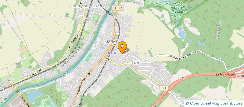 localisation de l'entreprise MONSIEUR ANTHONY MARIN--DEFOIX  MERIEL