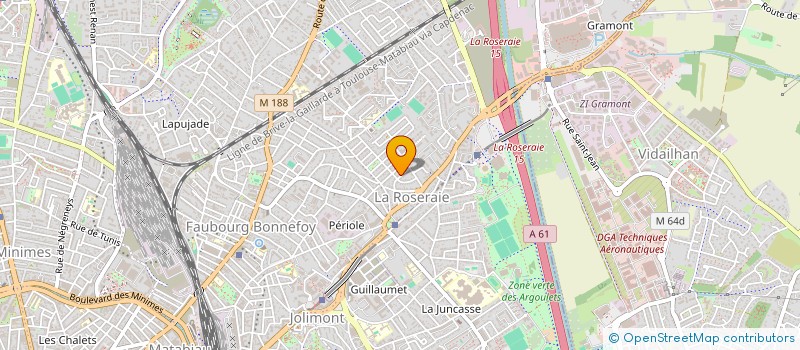localisation de l'entreprise MONSIEUR ANTHONY MARIOTTO à TOULOUSE