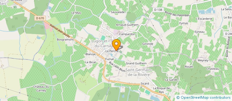 localisation de l'entreprise MONSIEUR ANTHONY MARME  LUGON-ET-L'ILE-DU-CARNAY