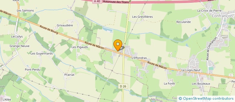 localisation de l'entreprise MONSIEUR ANTHONY MARMIER  CONFRANCON