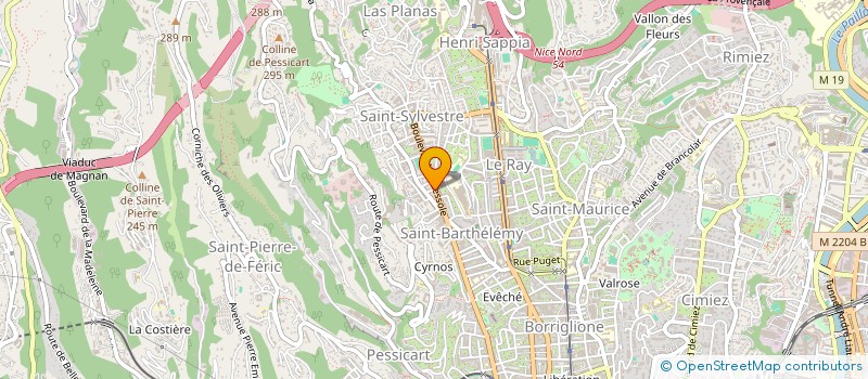 localisation de l'entreprise MONSIEUR ANTHONY MAROIS à NICE