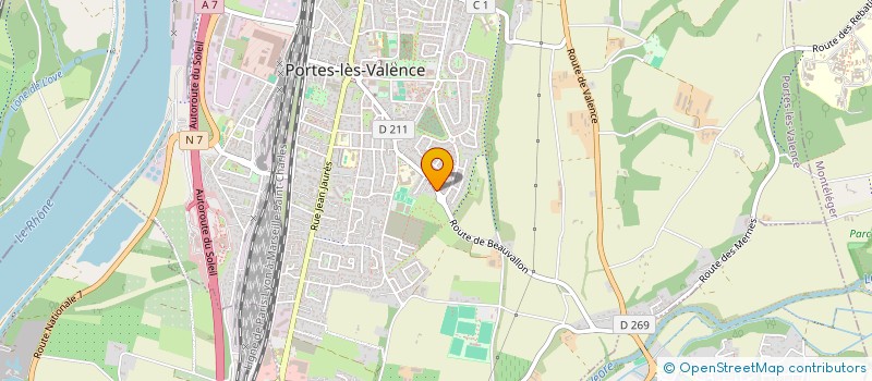 localisation de l'entreprise MONSIEUR ANTHONY MARQUES à PORTES-LES-VALENCE