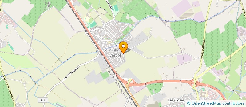 localisation de l'entreprise MONSIEUR ANTHONY MARTIN  CORNEILLA-DEL-VERCOL