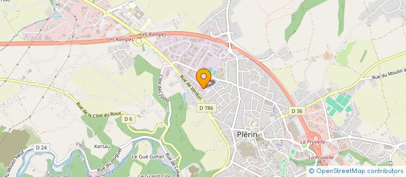 localisation de l'entreprise MONSIEUR ANTHONY MARTIN à PLERIN