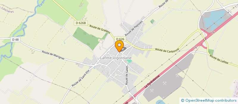 localisation de l'entreprise MONSIEUR ANTHONY MARTIN  LAFITTE-VIGORDANE