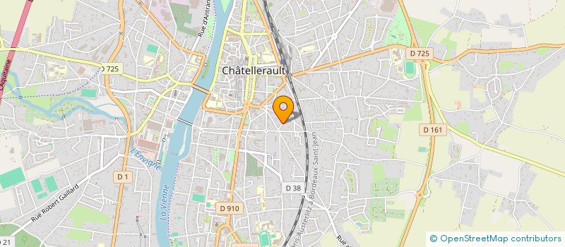 localisation de l'entreprise MONSIEUR ANTHONY MARTIN  CHATELLERAULT