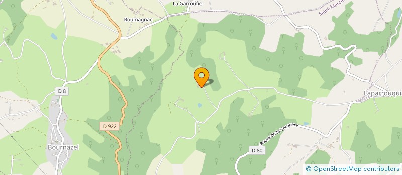 localisation de l'entreprise MONSIEUR ANTHONY MARTIN  SAINT-MARCEL-CAMPES