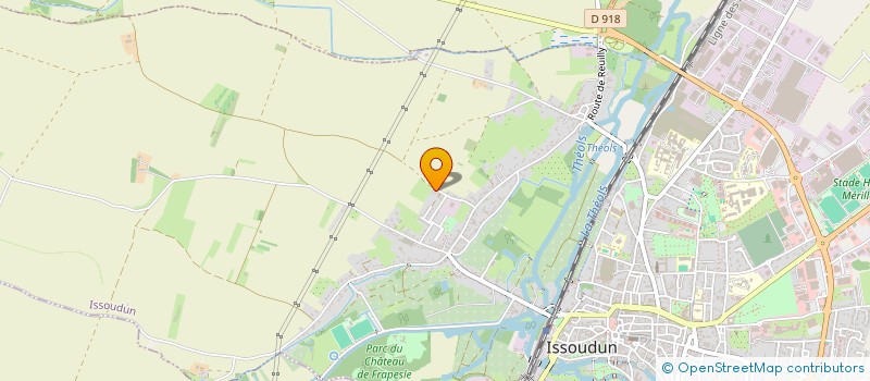 localisation de l'entreprise MONSIEUR ANTHONY MARTIN à ISSOUDUN